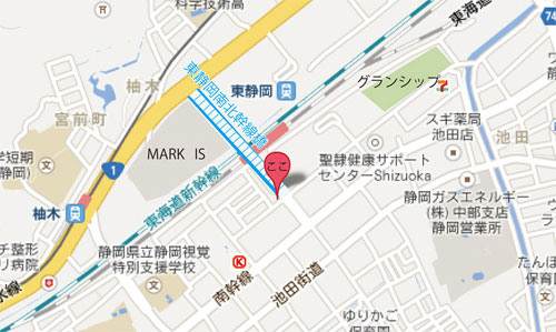 東静岡駅周辺地図